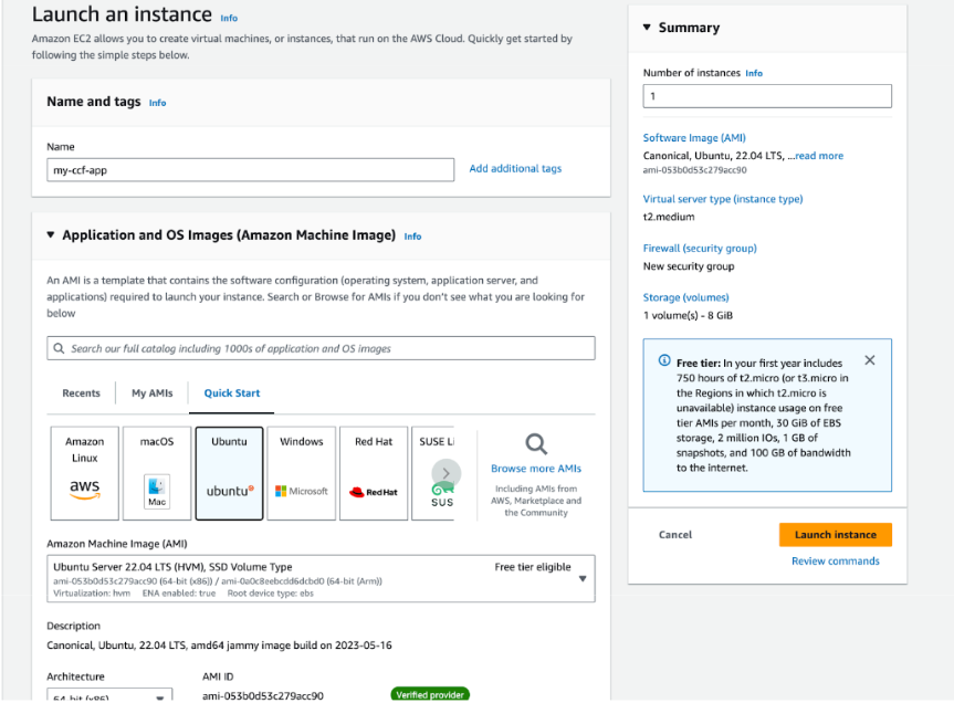 Launch Instances Config